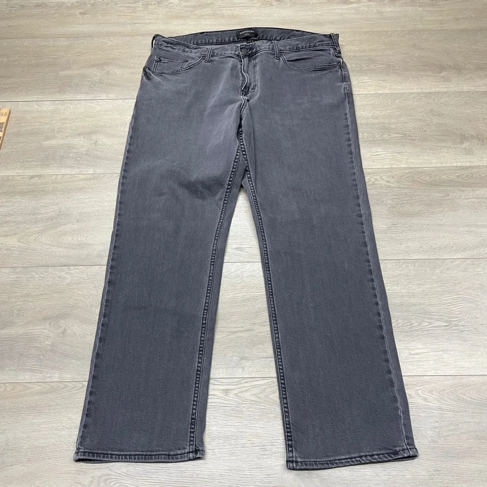 Banana Republic Jeans Mens 38x32 Gray Athletic Fit Dark Charcoal 793321-00
